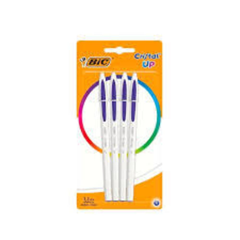 Alpha 55 Bic, Set de 4 stylos cristal up en blister