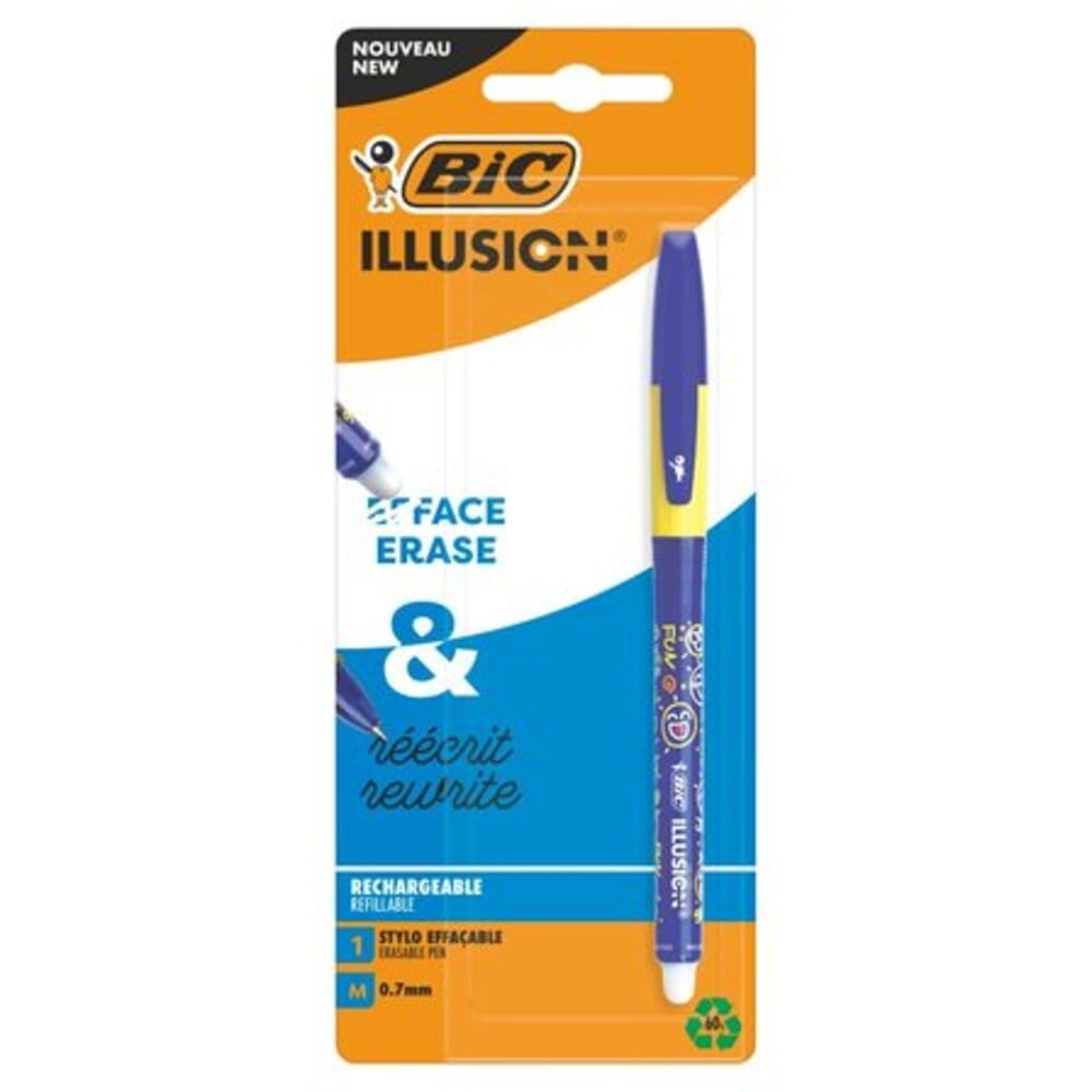 Alpha 55 Bic, Stylo Gel-Illusion en blister
