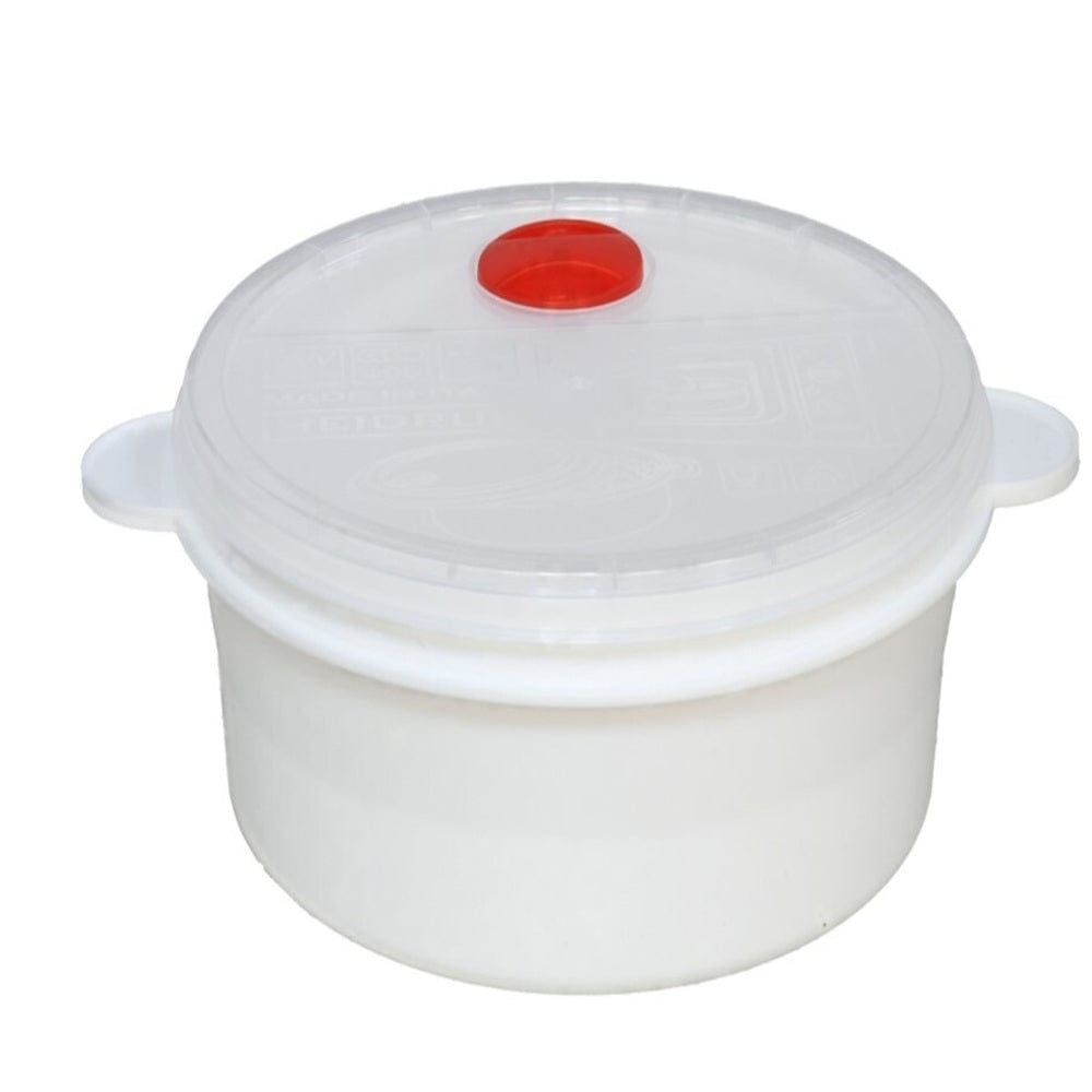 Alpha 55 Blanc Boîte de conservation en plastique pour micro-ondes