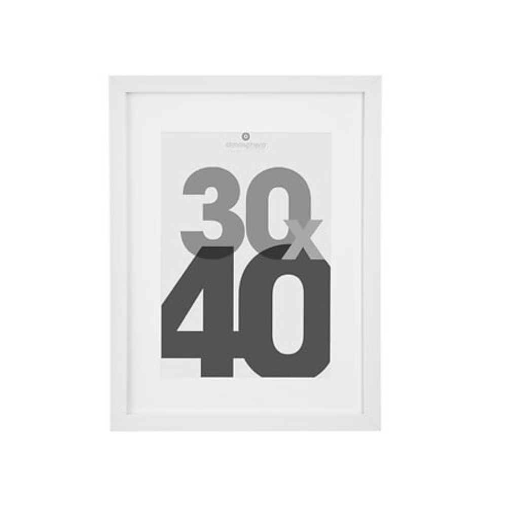 Alpha 55 Blanc Cadre Photo Éva – Design Élégant & Moderne