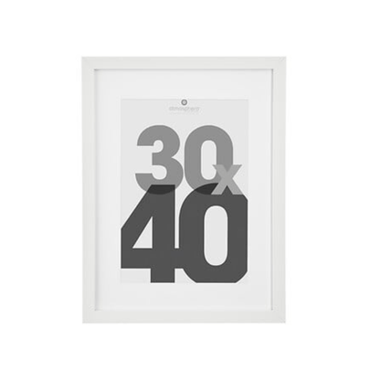 Alpha 55 Blanc Cadre Photo Éva – Design Élégant & Moderne