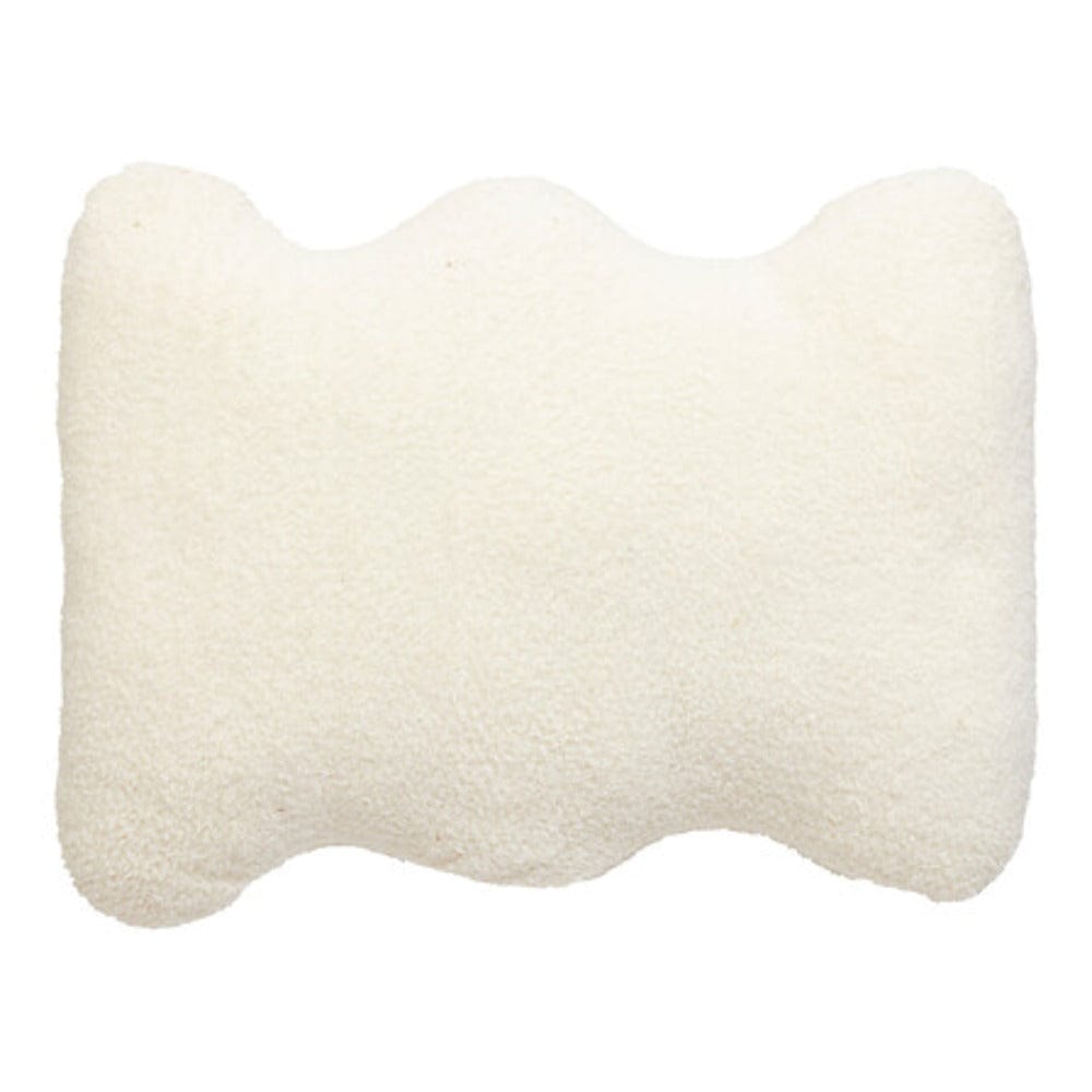 Alpha 55 Blanc Coussin décoratif en fourrure