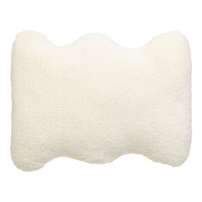 Alpha 55 Blanc Coussin décoratif en fourrure