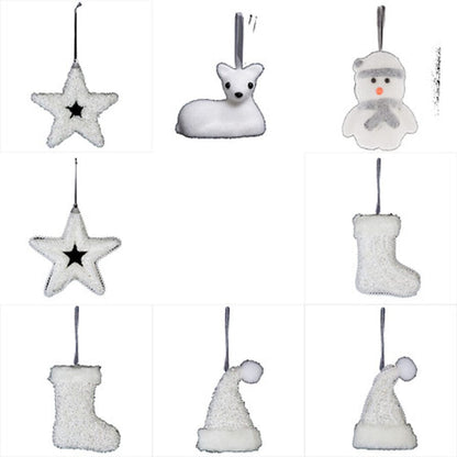 Alpha 55 Blanc Décoration de Noël en polystyrène