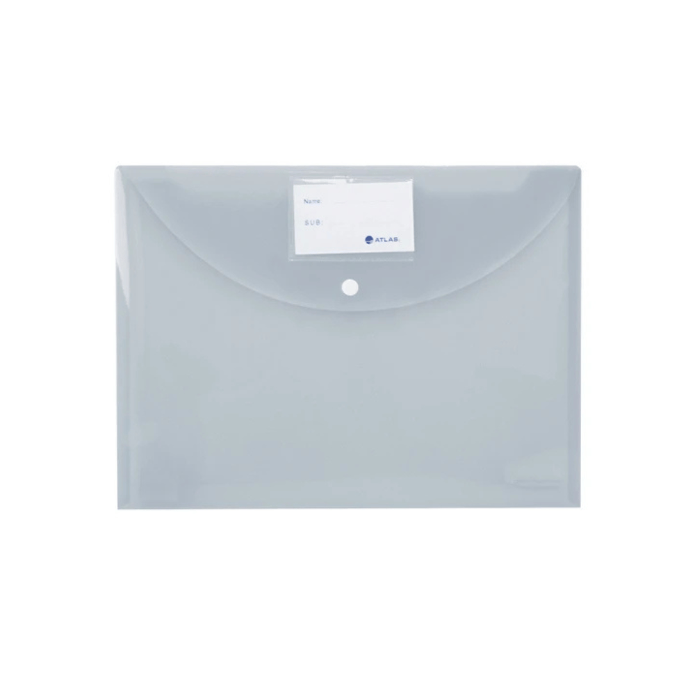 Alpha 55 Blanc Enveloppe Plastique Transparente