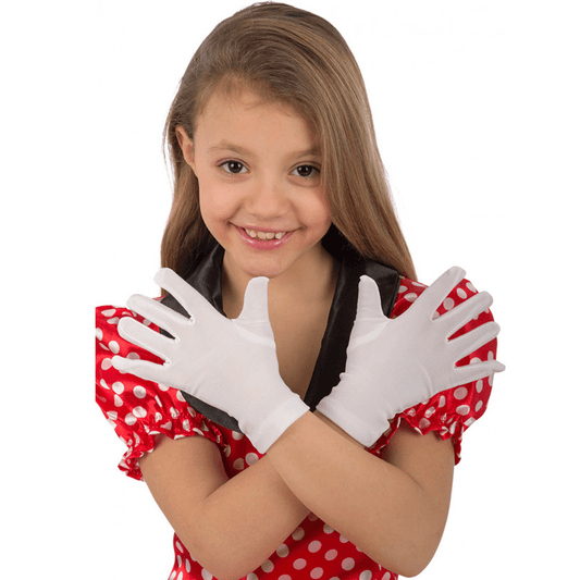 Alpha 55 Blanc Gants courts pour enfant blancs