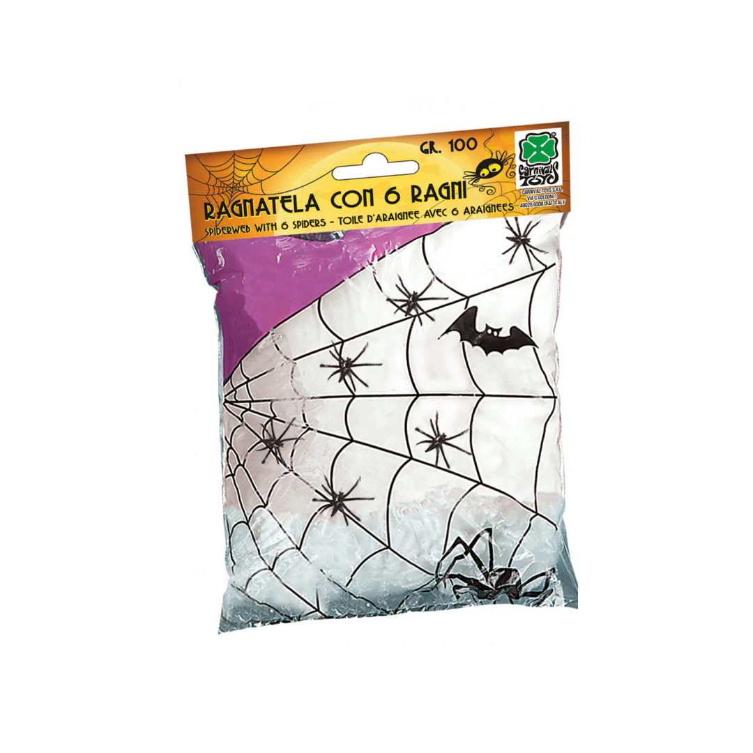 Alpha 55 Blanc Halloween déco , toile d'araignée 100g