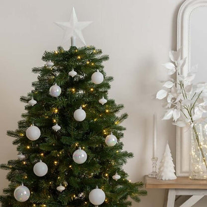 Alpha 55 Blanc Kit décorations de sapin 18 pièces – Noël magique Alpha55