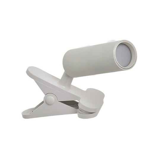 Alpha 55 Blanc Lampe LED à Pince USB 20 cm Rechargeable