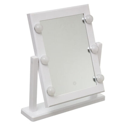 Alpha 55 Blanc Miroir de maquillage à LED