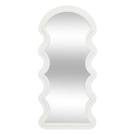 Alpha 55 Blanc Miroir vague "Emily"