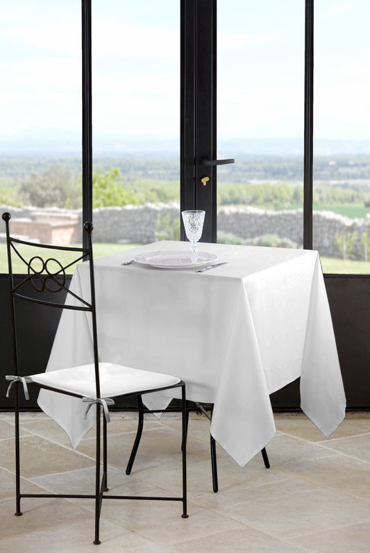 Alpha 55 blanc Nappe NELSON 180x180 cm