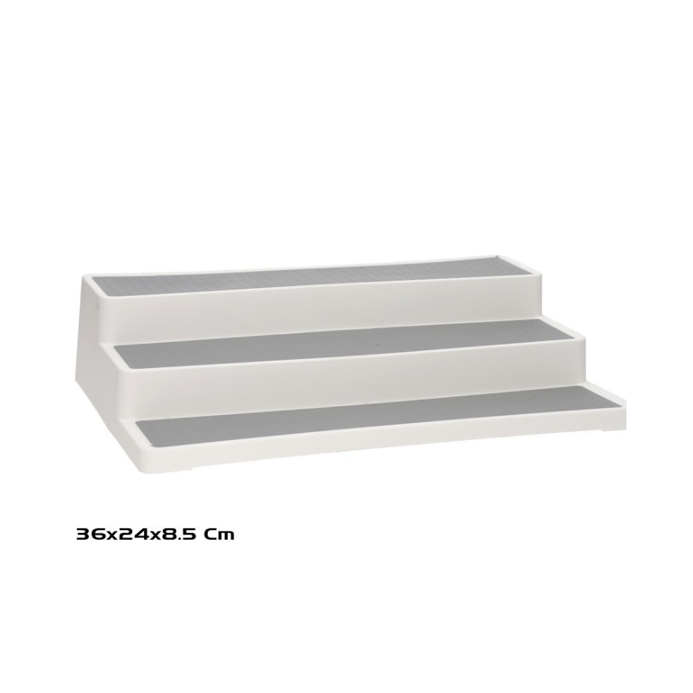 Alpha 55 Blanc Organisateur en plastique 3 niveaux