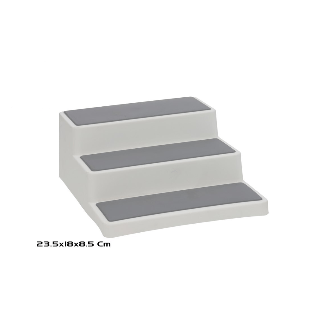 Alpha 55 Blanc Organisateur en plastique 3 niveaux - couleur blanc