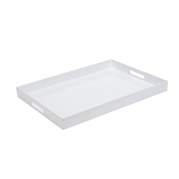 Alpha 55 Blanc Plateau de service en plastique