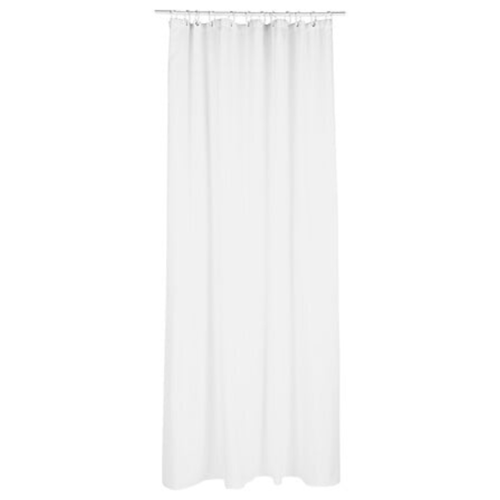 Alpha 55 Blanc Rideau de Douche Pratique et Décoratif