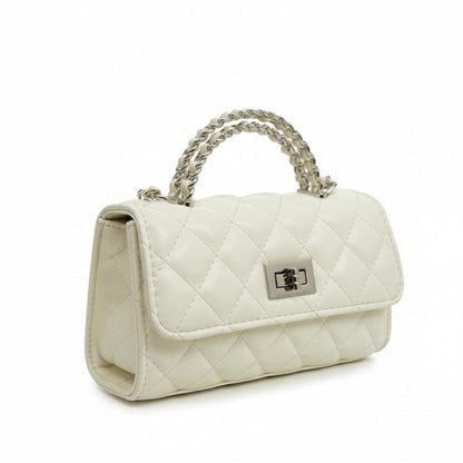 Alpha 55 Blanc Sac à Main de Soirée – Élégance & Éclat Glamour
