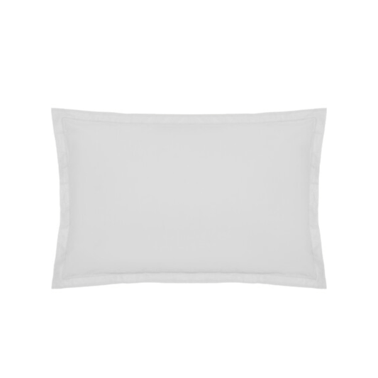 Alpha 55 Blanc Taie d’oreiller en coton – Douce & respirante