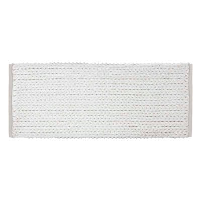 Alpha 55 Blanc Tapis de bain 50x120 cm EPAIS