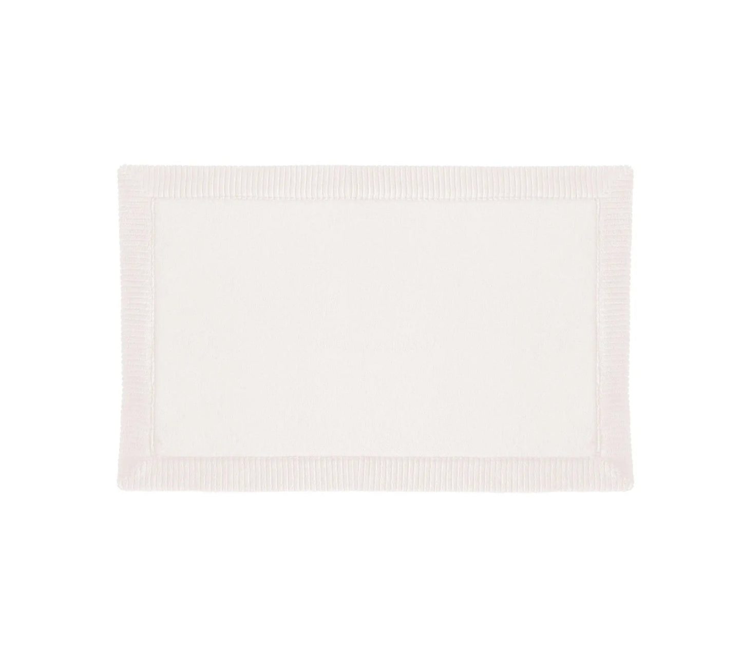 Alpha 55 Blanc Tapis de salle de bain mémoire forme modern 50x80 cm