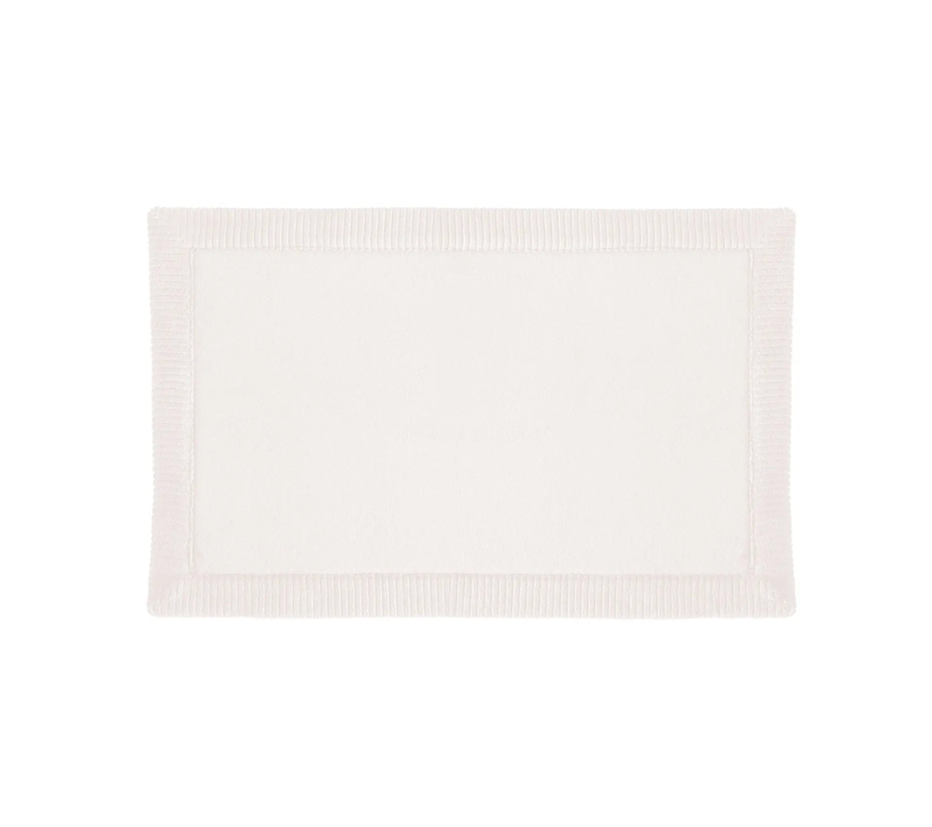 Alpha 55 Blanc Tapis de salle de bain mémoire forme modern 50x80 cm