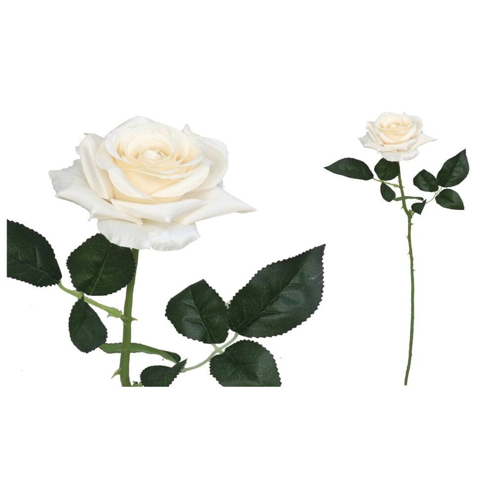 Alpha 55 Blanc Tige de roses artificielles