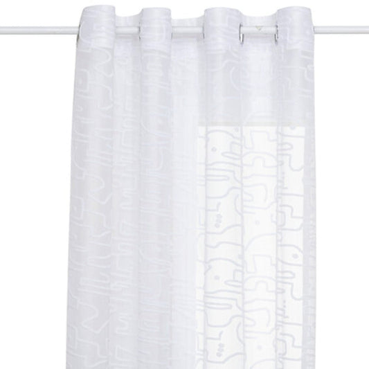 Alpha 55 Blanc Voilage motifs Abstraits