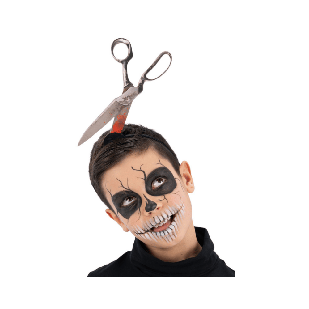 Alpha 55 Blessure Tête Ciseaux Accessoire Halloween