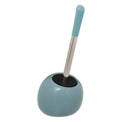 Alpha 55 Bleu Artic Brosse Wc Avec Support En Céramique 36x15 cm