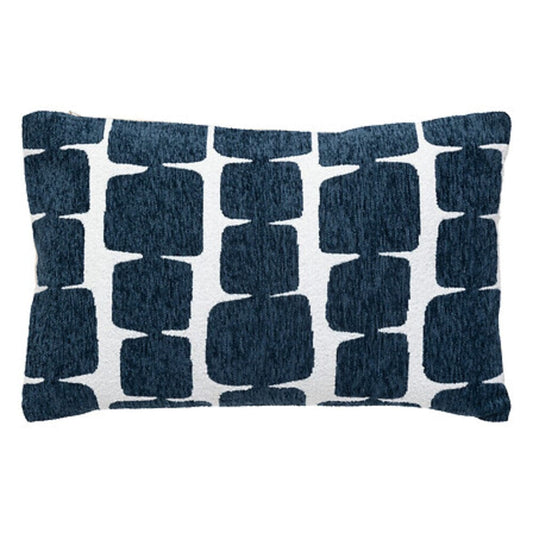 Alpha 55 Bleu Egéen Housse de Coussin Chenille "Jeni"