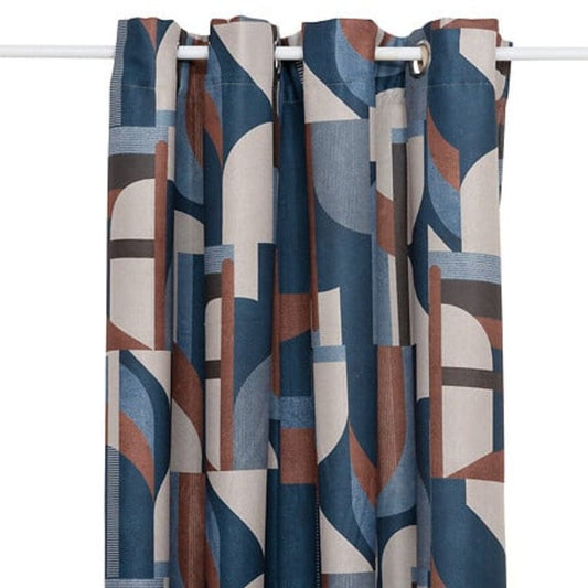 Alpha 55 Bleu Foncé Rideau occultant "Elena"