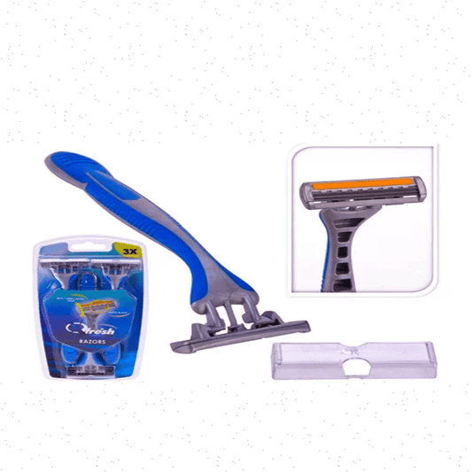 Alpha 55 Bleu Lot de 3 lames de rasoir