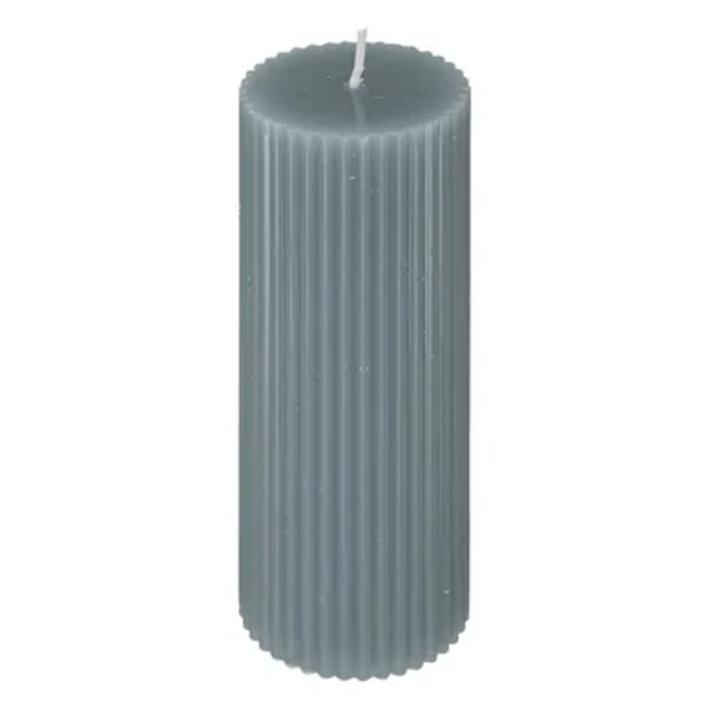 Alpha 55 Bleu orage Bougie Ronde Demi – Décoration Élégante & Moderne