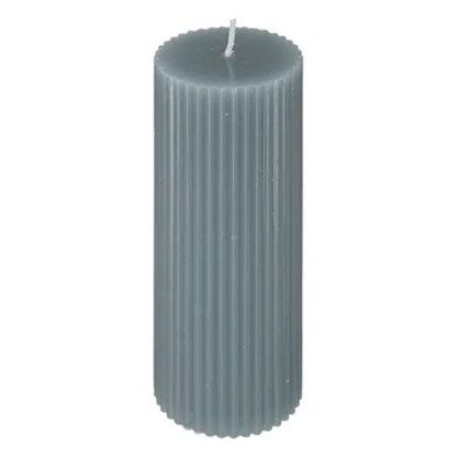 Alpha 55 Bleu orage Bougie Ronde Demi – Décoration Élégante & Moderne