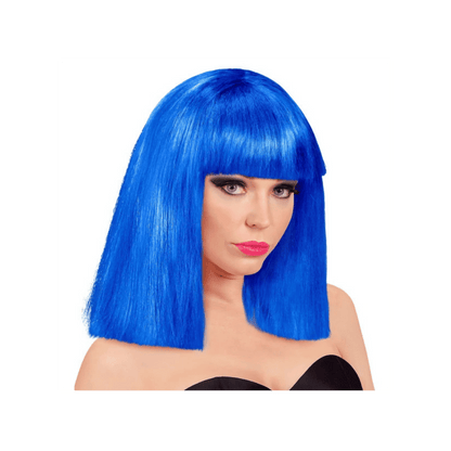 Alpha 55 Bleu Perruque de Showgirl – Look glamour et festif Alpha55