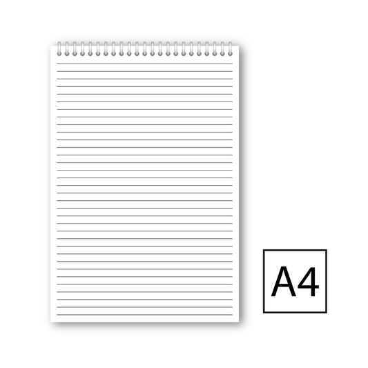 Bloc-Notes Spirale 140 Pages Lignées — Alpha 55 Maroc
