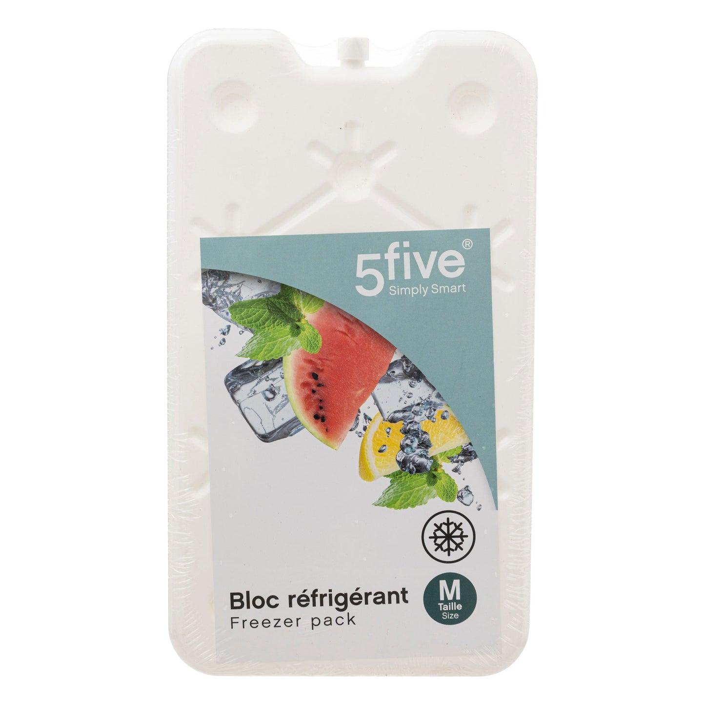 Alpha 55 Bloc réfrigérant 400 ml 25x15 cm, 3 couleurs assortis