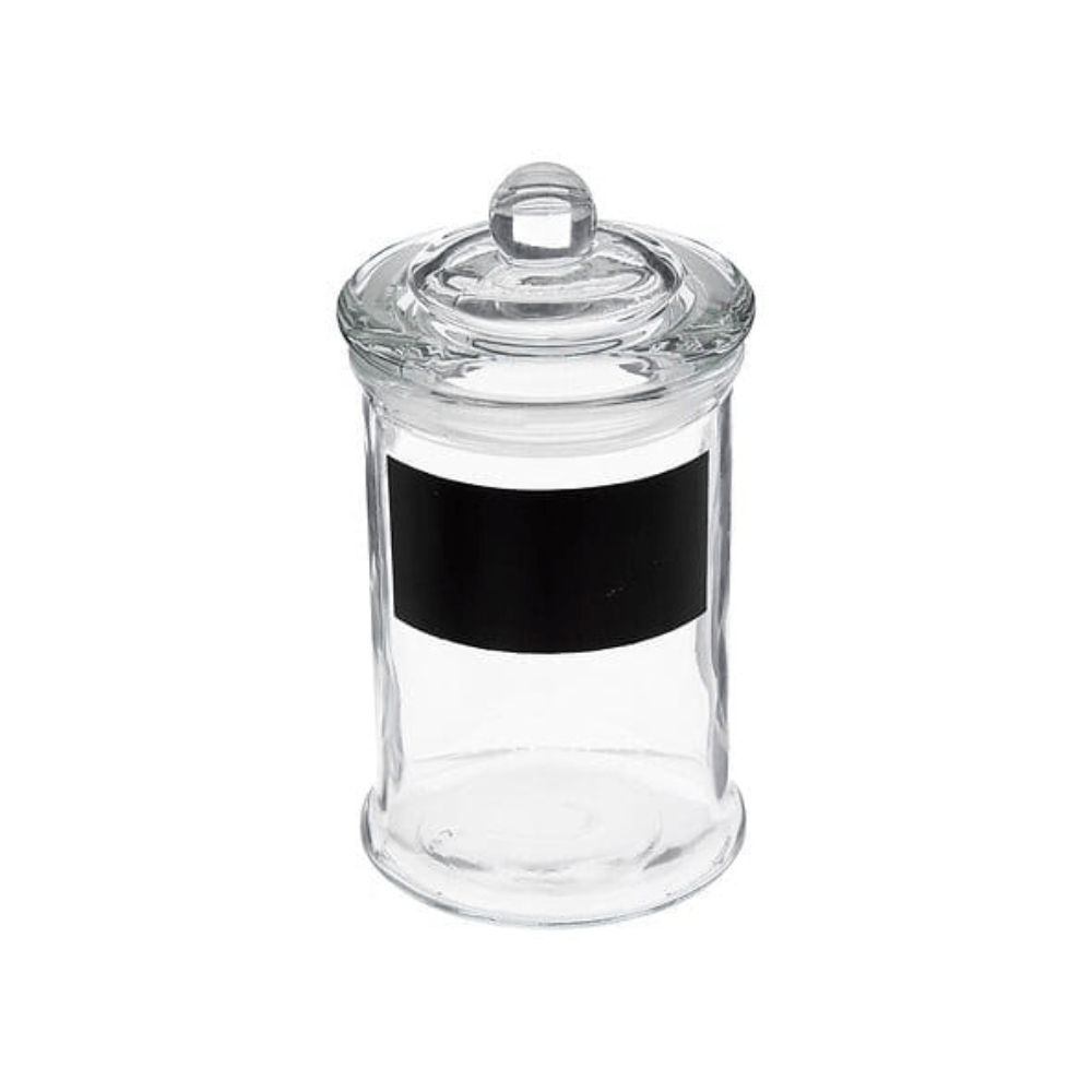 Alpha 55 Bocal en verre 0,35L avec étiquette ardoise