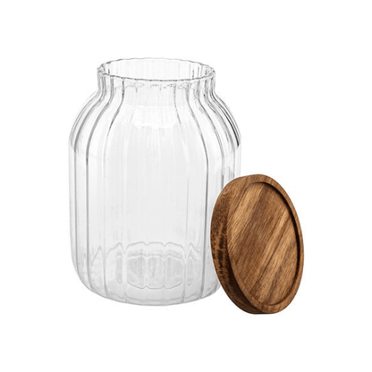 Alpha 55 Bocal Harmony 2L en verre et acacia hermétique