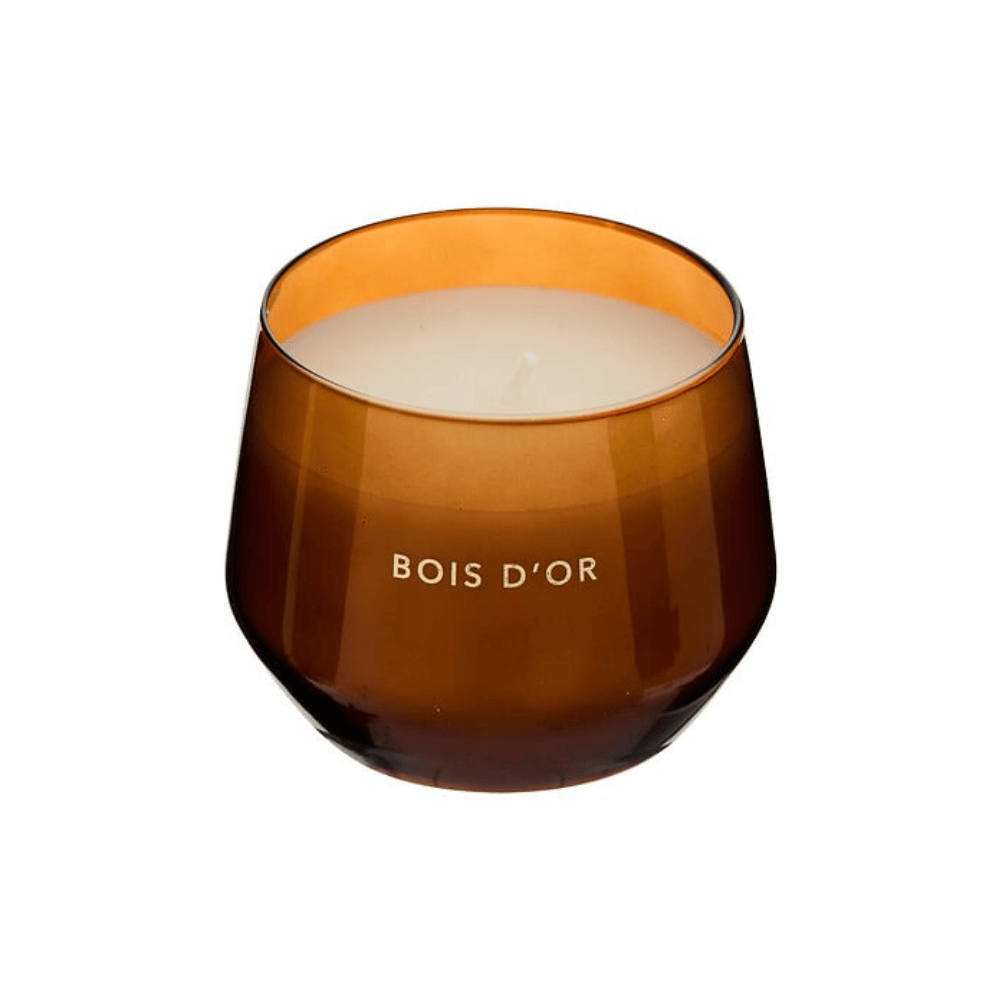 Alpha 55 Bois d'Or Bougie Parfumée Glowy 300 g en Pot Verre