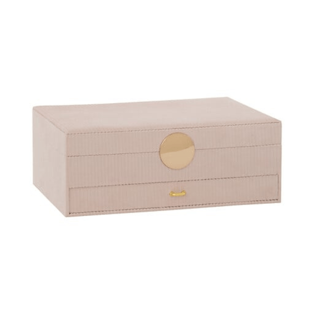 Alpha 55 Boîte à Bijoux 1 Tiroir Enya Beige Élégante