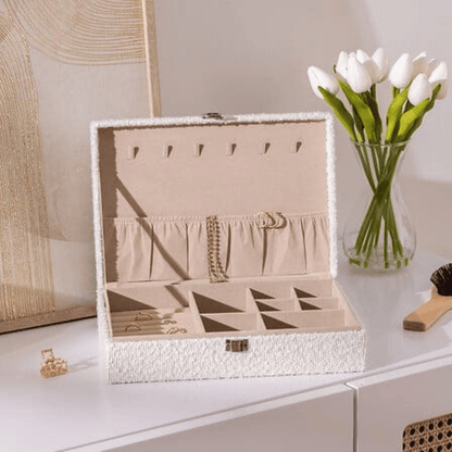 Alpha 55 Boîte à Bijoux Bouclette Loe – Douce & Élégante