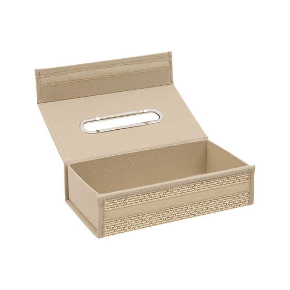 Alpha 55 Boîte à Mouchoirs Stemy 26 x 8 x 14 cm Blanche