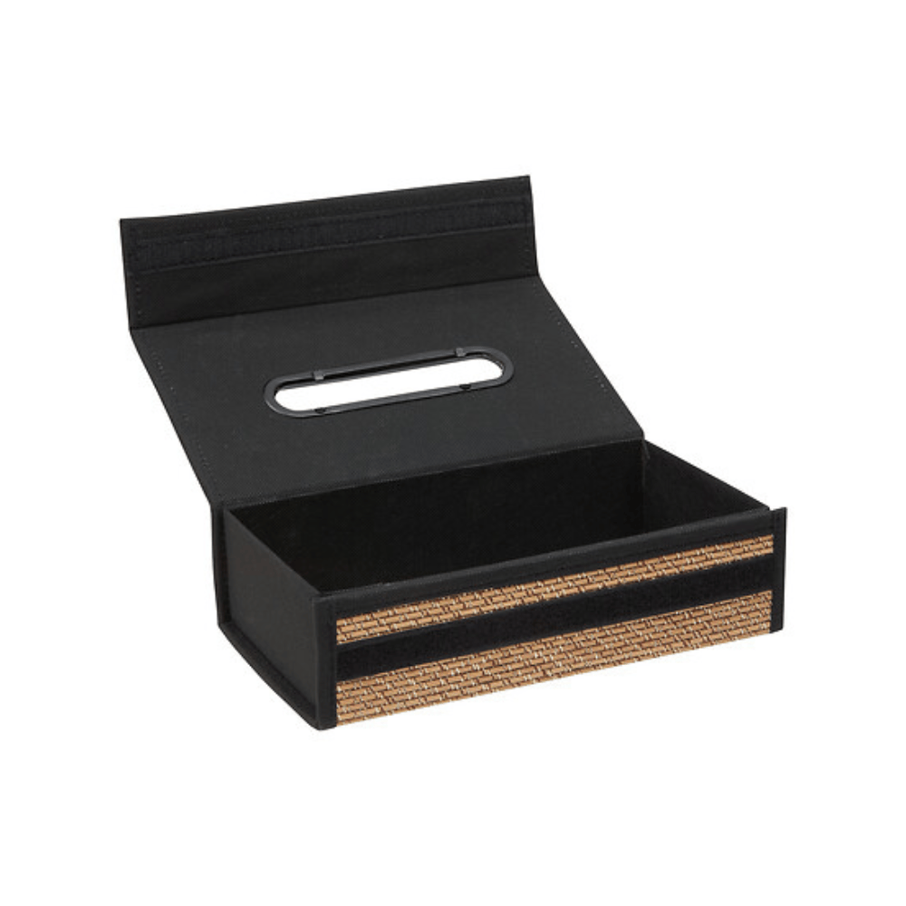 Alpha 55 Boîte à Mouchoirs Stemy 26 x 8 x 14 cm Noire