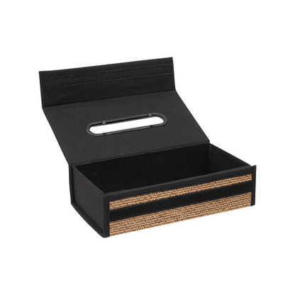 Alpha 55 Boîte à Mouchoirs Stemy 26 x 8 x 14 cm Noire
