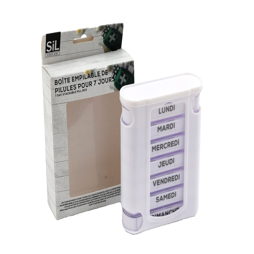 Alpha 55 Boite à pilule empilable