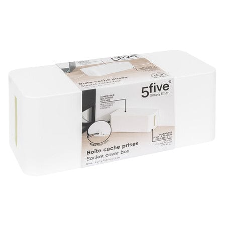 Alpha 55 Boîte cache prises électriques 32x13 cm blanc