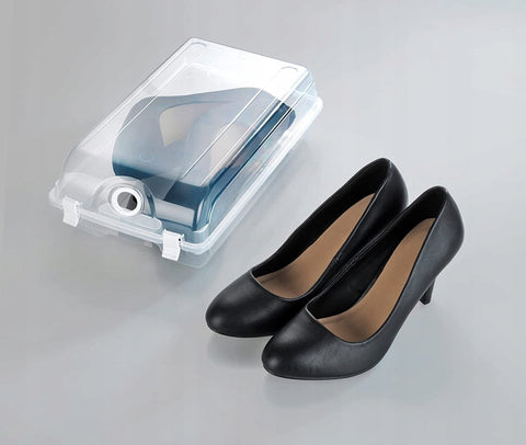 Alpha 55 Boite chaussures en plastique 36x29x13 cm transparent