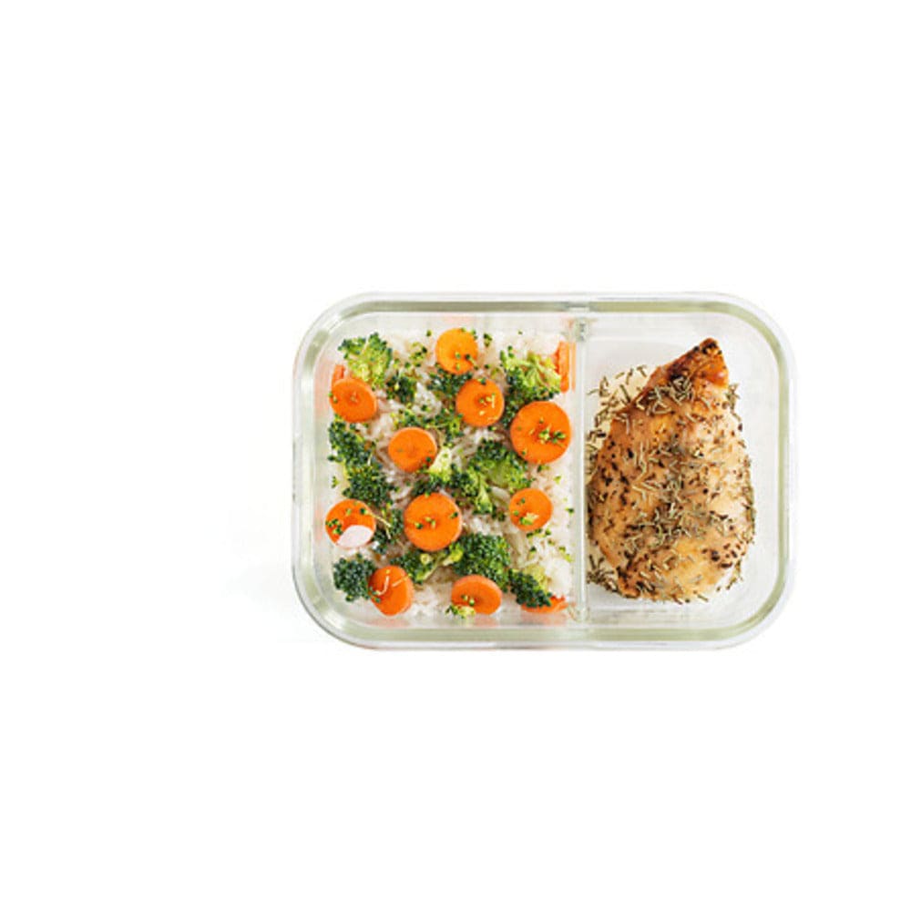 Alpha 55 Boîte compartimentée rectangulaire en verre