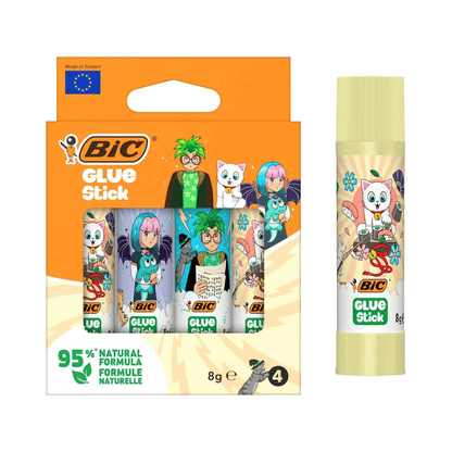 Alpha 55 Boîte de 4 BIC Bâtons de Colle Manga